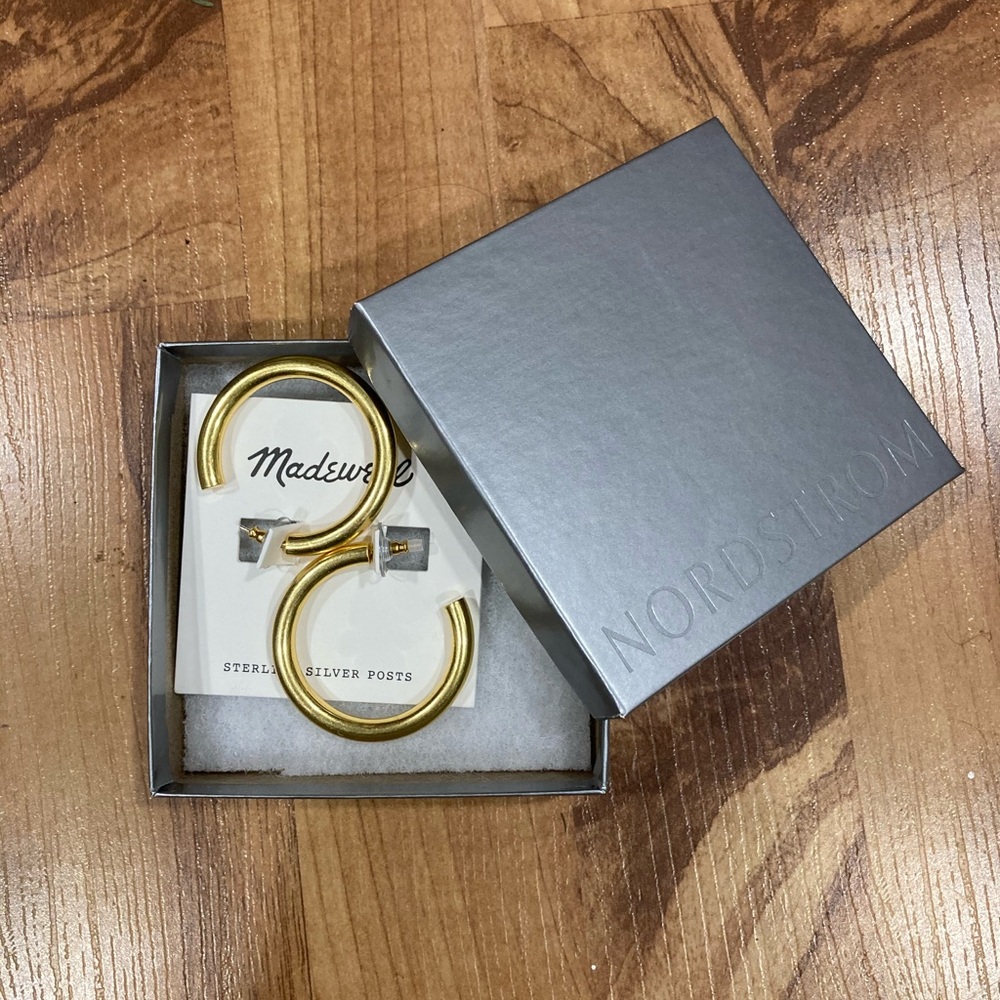 NIB Madewell Hoop Earrings